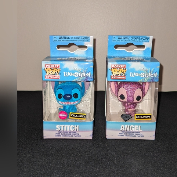 Disney's Lilo & Stitch, Stitch Funko Pop! Vinyl Figure Pocket Keychain - Picture 2 of 2